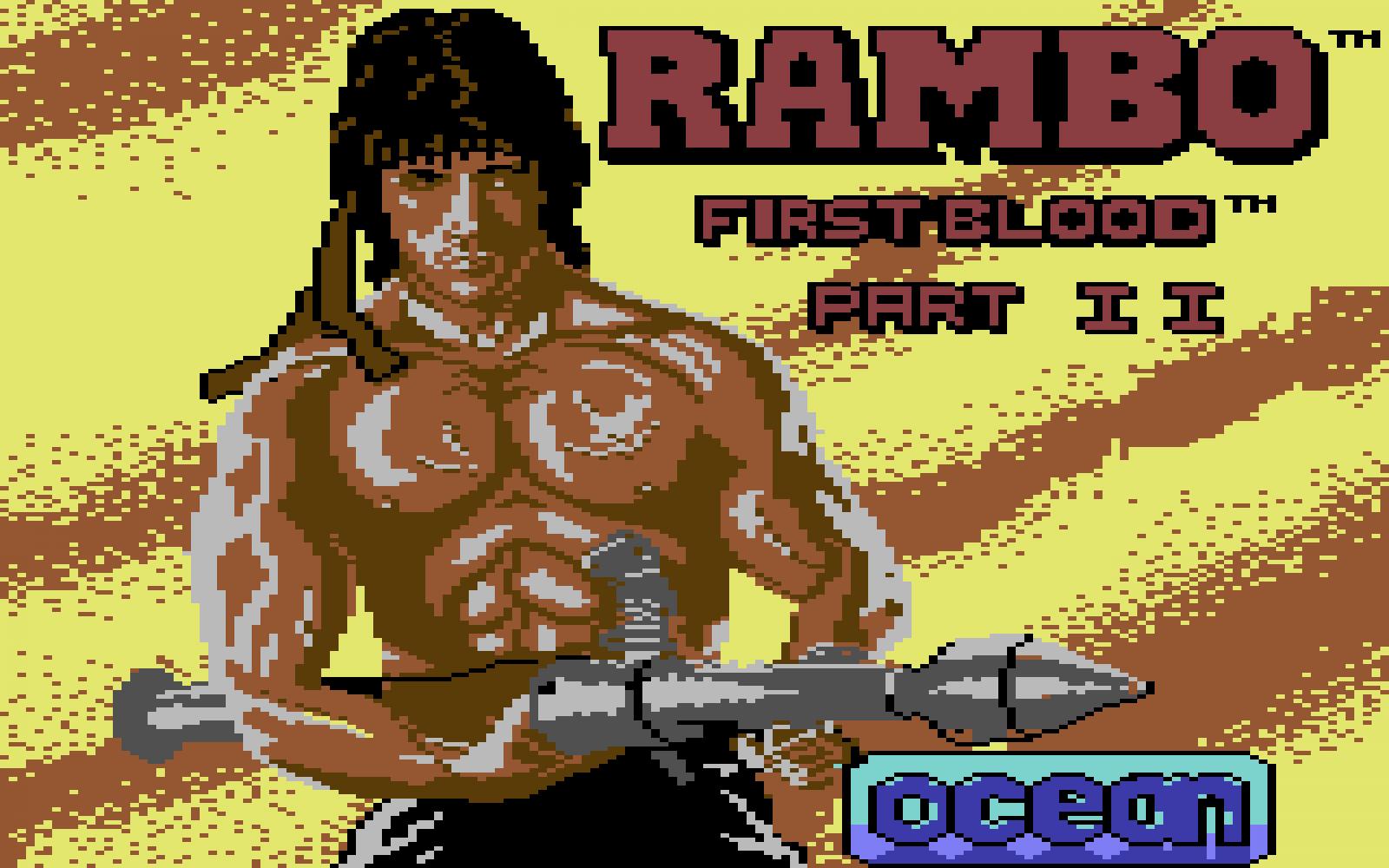 Poster for Rambo - First Blood Part II (USA) (SMS)