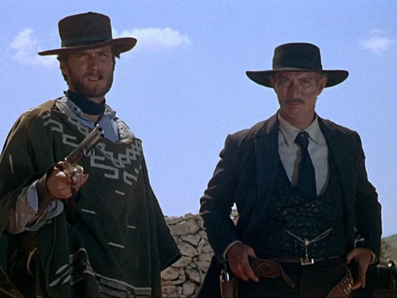 Discover the stunning upgrade of Sergio Leone's Spaghetti Western masterpiece, 'For a Few Dollars More' (1965), in 4K BluRay - Clint Eastwood