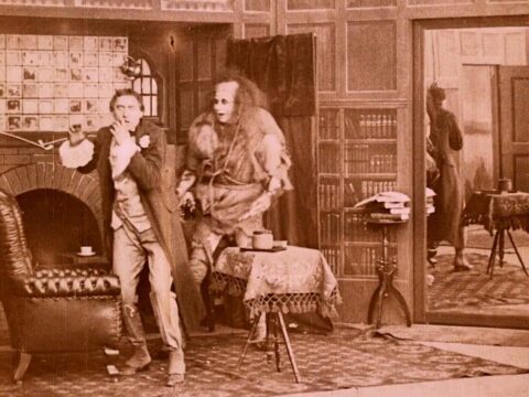 Frankenstein (1910) is in the public domain because it was produced and released in the United States prior to 1929, making it ineligible for copyright protection under current U.S. law. Furthermore, since its original distribution company, Edison Manufacturing, failed to renew the copyright in its 28th year as required by the regulations of that era, the film entered the public domain decades ago.