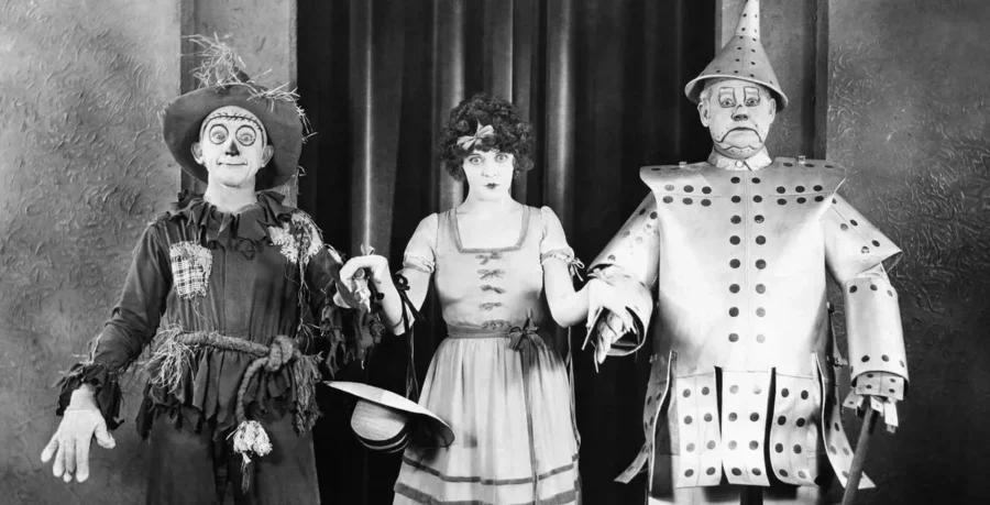 The 1925 silent film version of The Wizard of Oz is in the public domain because its copyright was allowed to lapse in 1933 and officially expired in 1954.