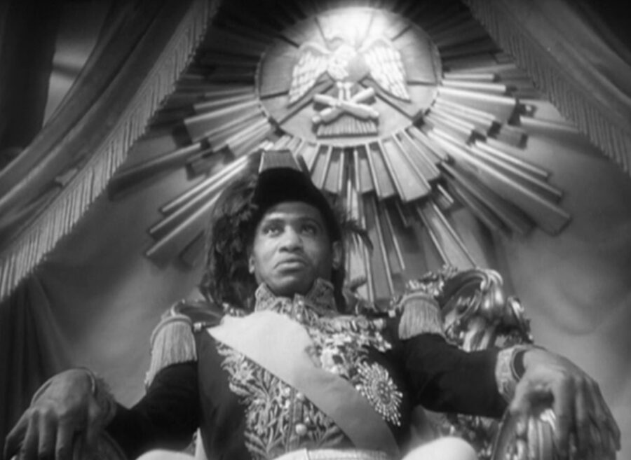 The Emperor Jones (1933) is a historic, haunting drama starring Paul Robeson as an escaped convict who crowns himself king of a Caribbean island