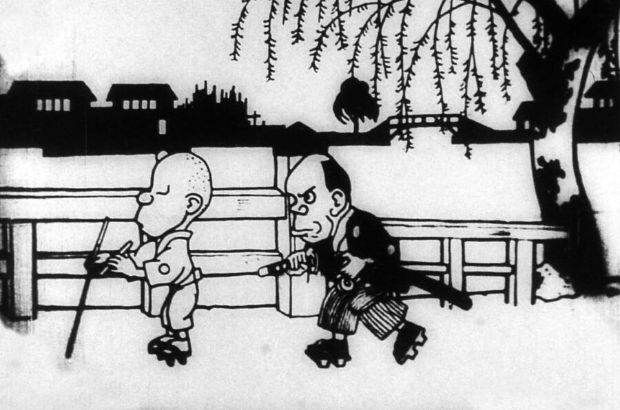 Namakura Gatana is in the public domain because its copyright has legally expired under both Japanese and United States copyright laws.